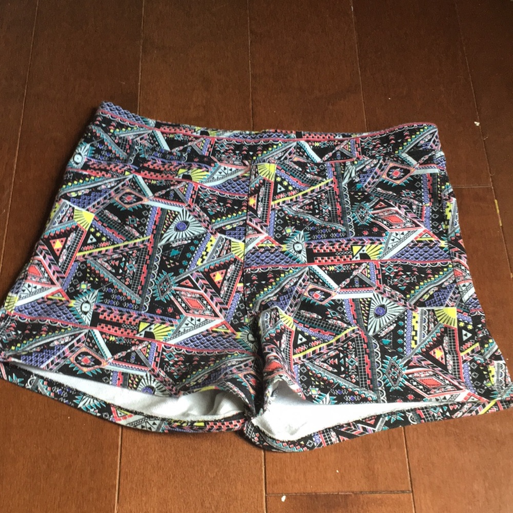 H&M Aztec shorts and Levi’s shorts